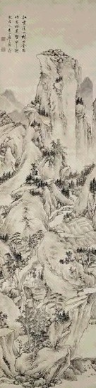 查士标 山村田舍图 轴