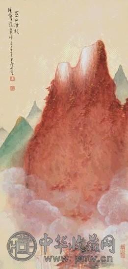 金振之 山水 立轴 纸本