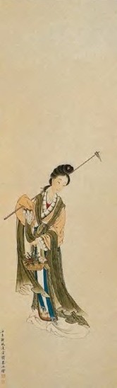 刘凌沧 现代 仕女 轴