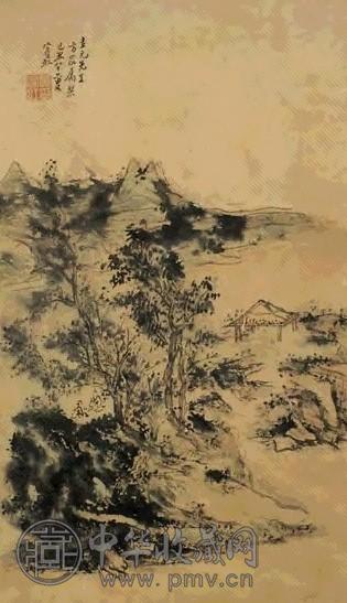 黄宾虹 山水 轴