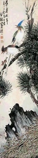 金梦石 益寿延年 镜心 设色纸本