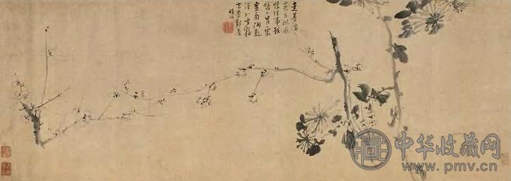 李方膺 清 秋风词意 镜心 水墨纸本