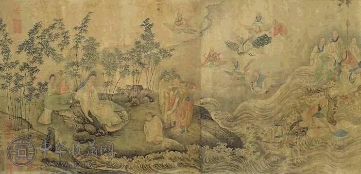 清 丁云鹏 五百罗汉 卷