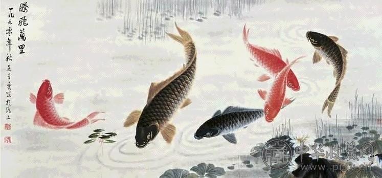 吴青霞 1990年作 腾飞万里 镜心 设色纸本