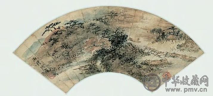 石涛 清 秋溪图