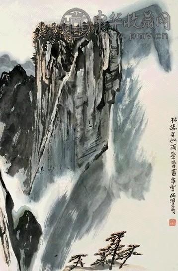 近现代 何海霞 华岳松涛 镜心