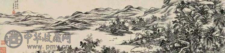 董诰 山水 手卷 纸本