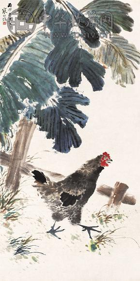 江寒汀 1956年作 大吉图 镜心 设色纸本