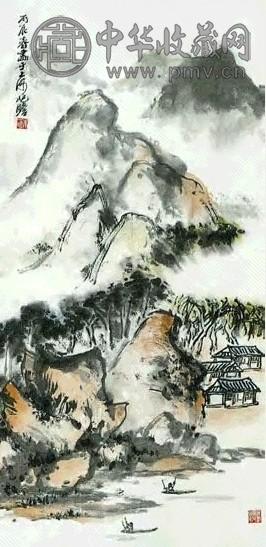 近现代 朱屺瞻 山水 轴