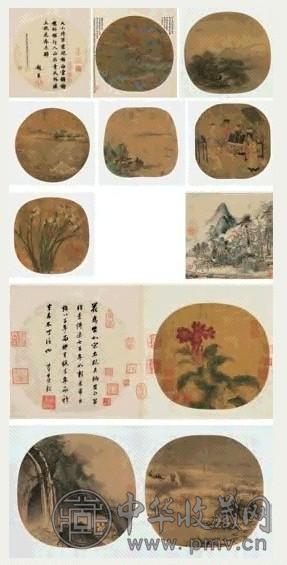 宋/元 吴湖帆 山水花鸟人物