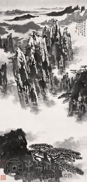 宋文治 山水 立轴 纸本