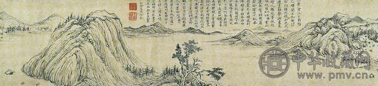王思任 明 山水 卷