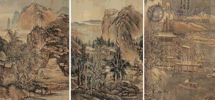 清 王翚 山水 册页(10开选3)